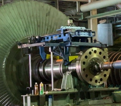 Dịch vụ mài ngõng trục turbine