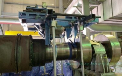 Dịch vụ mài cổ trục Tuabine nhà máy Nhiệt Điện Phả Lại