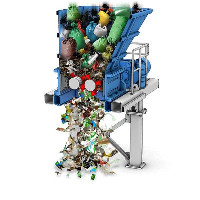 Máy nghiền kim loại, lốp xe, gỗ, rác thải.